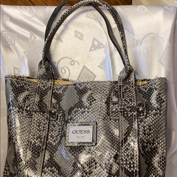 Handbag snakeskin grey - Picture 2 of 3